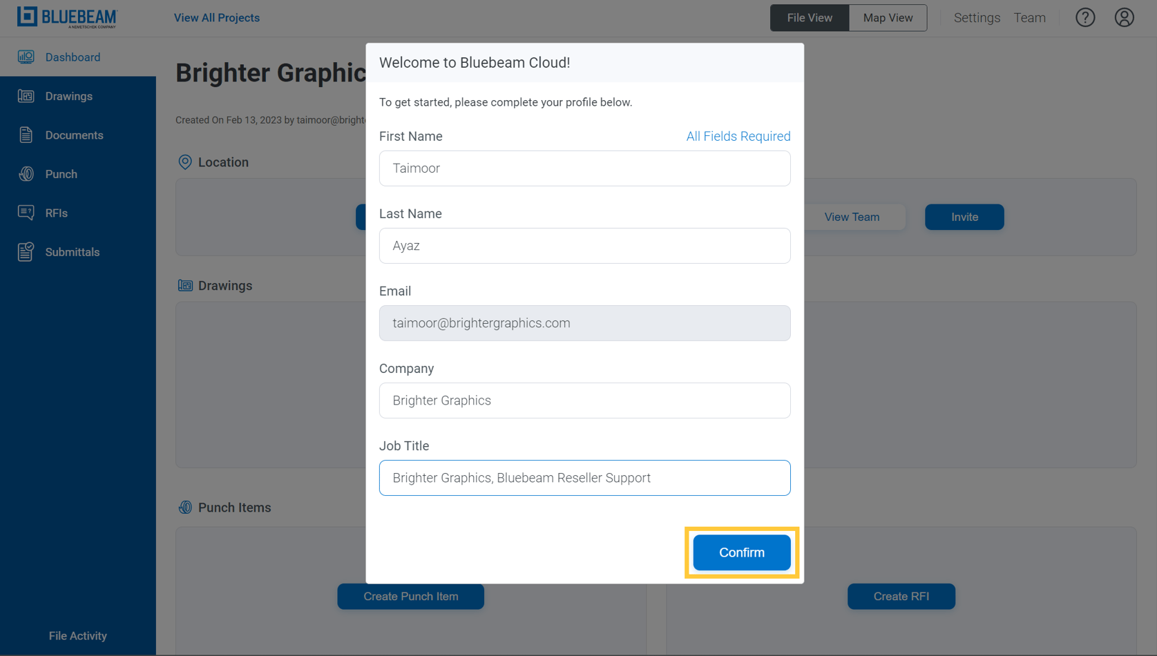 Introduction to bluebeam cloud brighter graphics